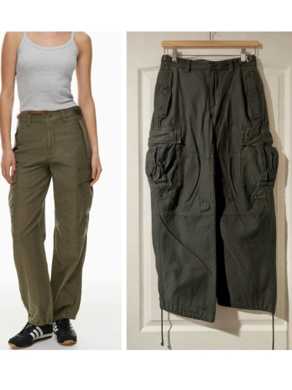 Aritzia Tna | Supply Cargo Pant Dark Olive Green